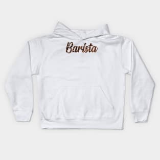 Barista Coffee lover in Coffee beans Kids Hoodie